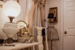 Side table and chair